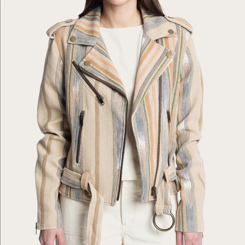 Frye Ikat Carly Moto Jacket